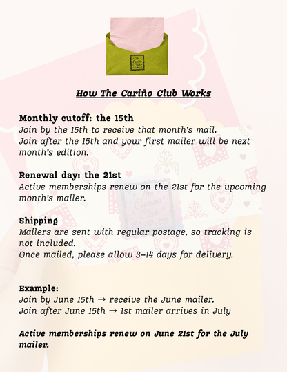 The Cariño Mail Club